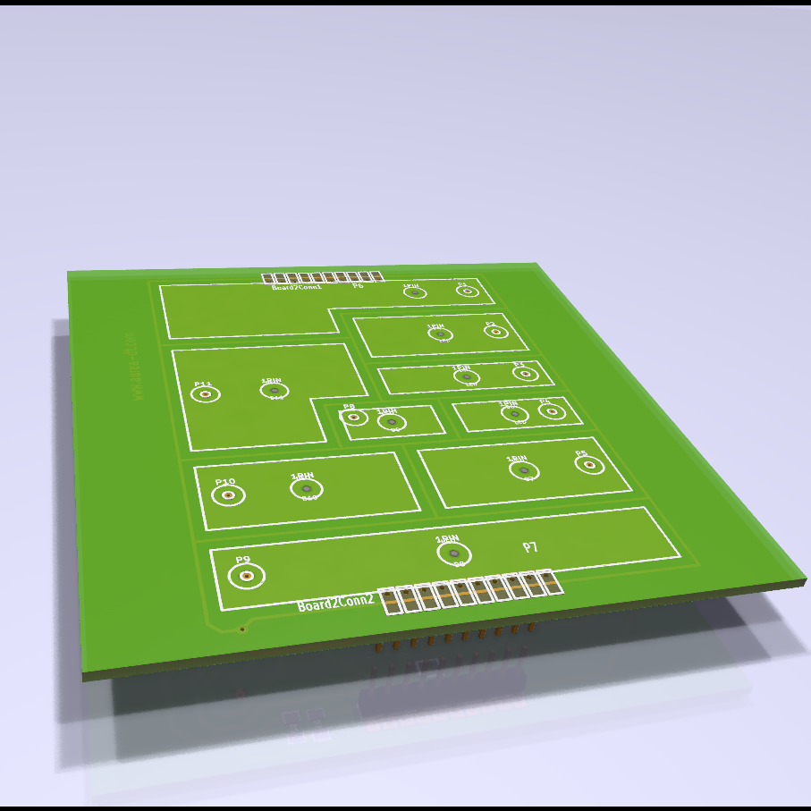 Custom PCB for a tactil panel